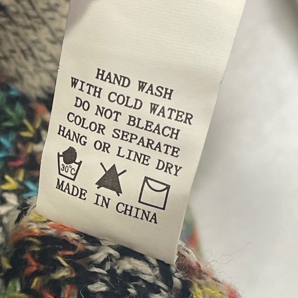 Debut Aztec Print Long Cardigan Duster Size Medium Style C10080 Soft - Picture 5 of 6